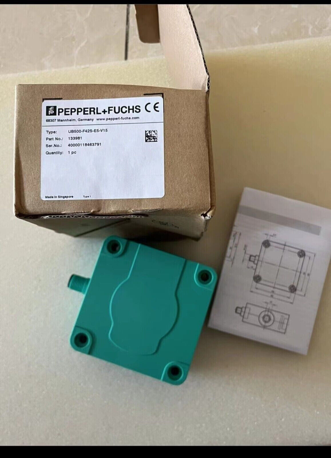 PEPPERL+FUCHS UB2000-F42-U-V15 Sensor - PEPPERL+FUCHS