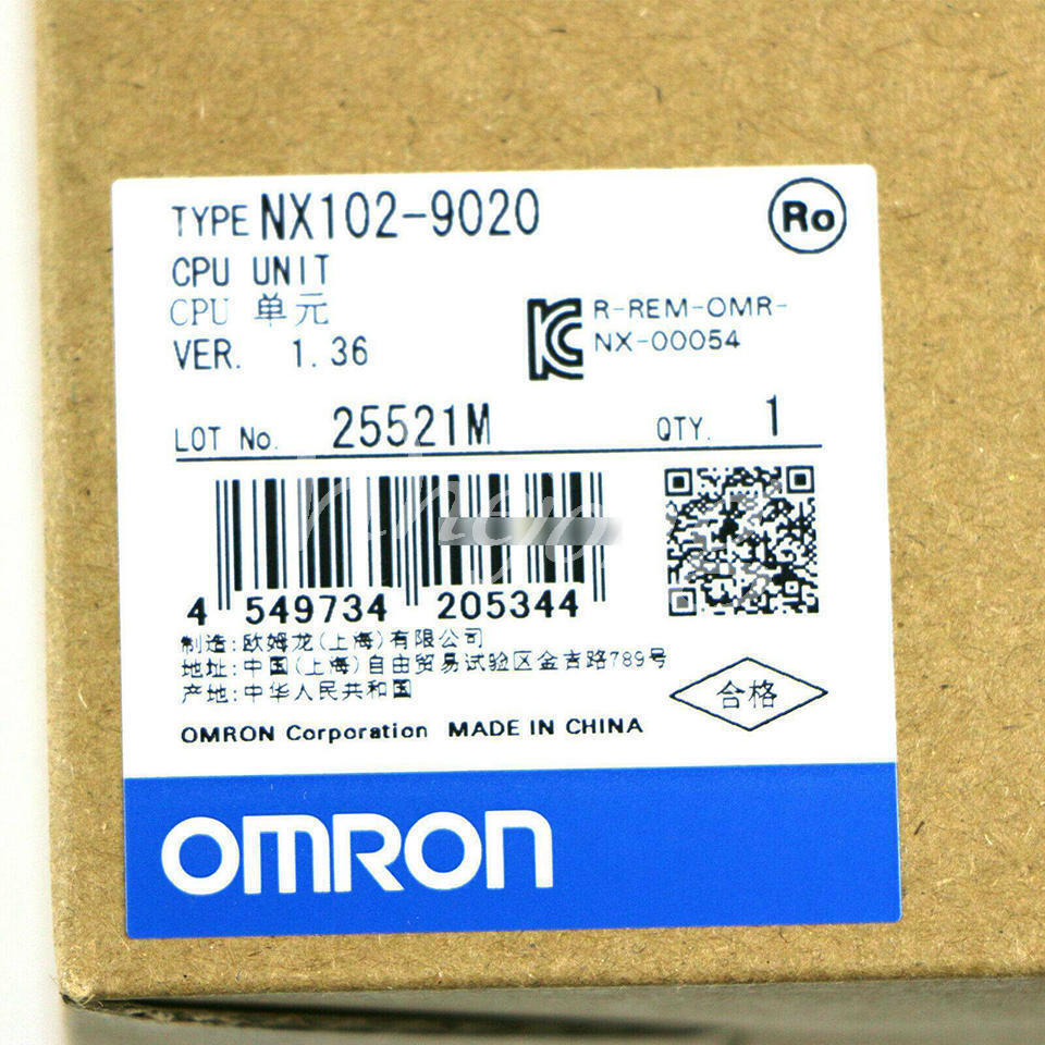 Omron PLC NX102-9020 - OMRON