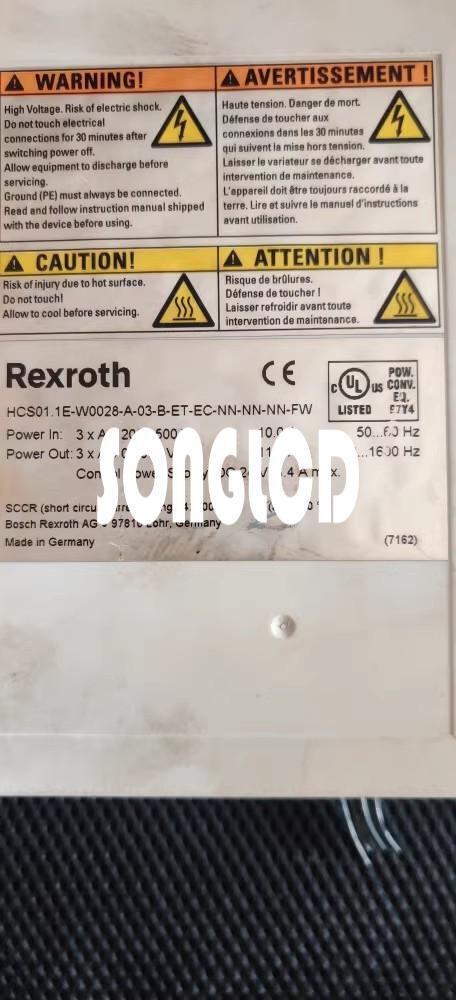 Bosch Rexroth IndraDrive Servo Drive HCS01.1E-W0028-A-03-B-ET-EC-NN-NN-NN-FW - BOSCH REXROTH