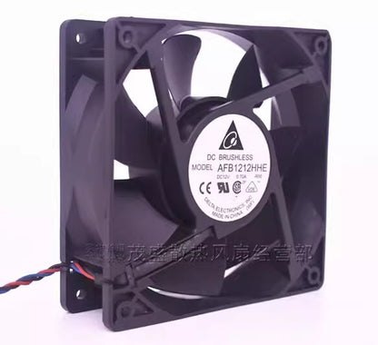 Delta AFB1212HHE-R00 12038 DC12V 0.70A 12CM 3-Wire Silent Cooling Fan