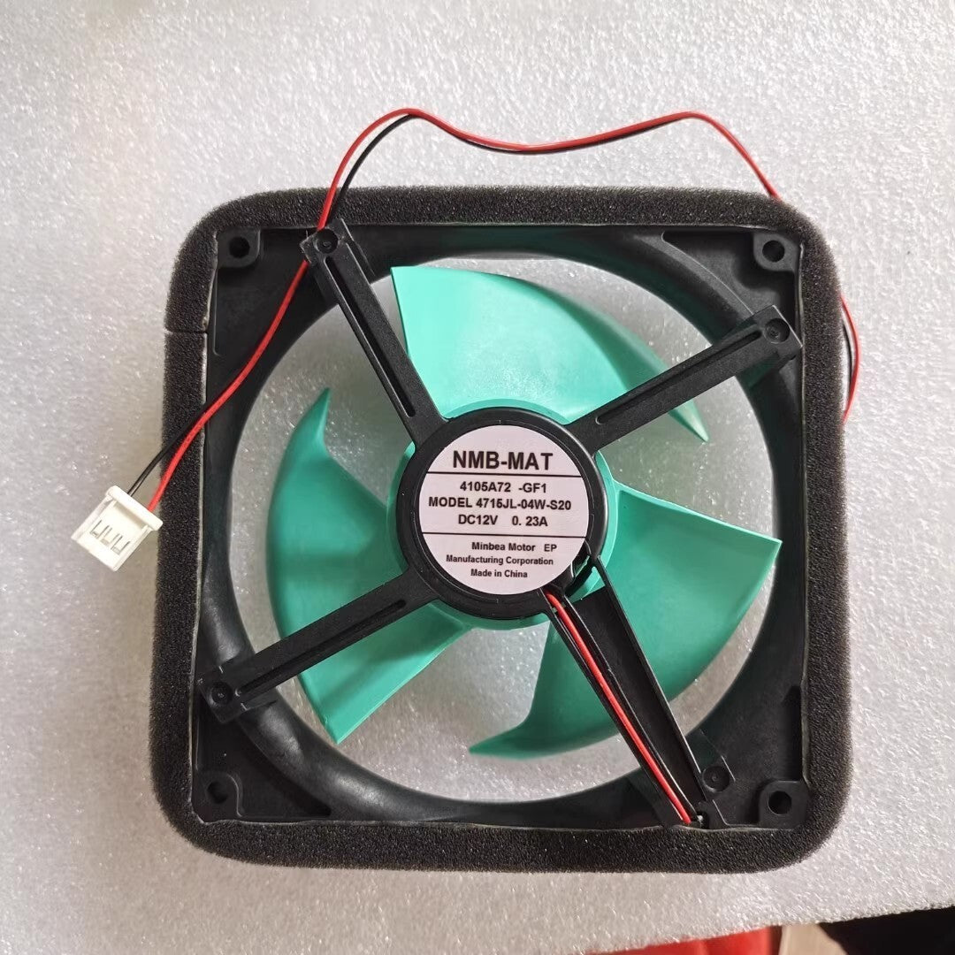 NMB-MAT 4715JL-04W-S20 12V 0.23A 2 wires for refrigerator cooling fan fan