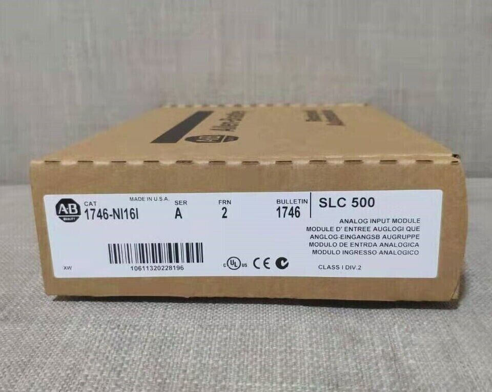 New Factory Sealed AB 1746-NI16I SER A SLC 500 16 Point Analog Input Module - KOEED