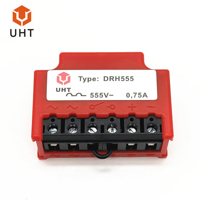 new UHT DRH555 (AC555V 0.75A) Motor Lock Brake Rectifier Module Six-terminal