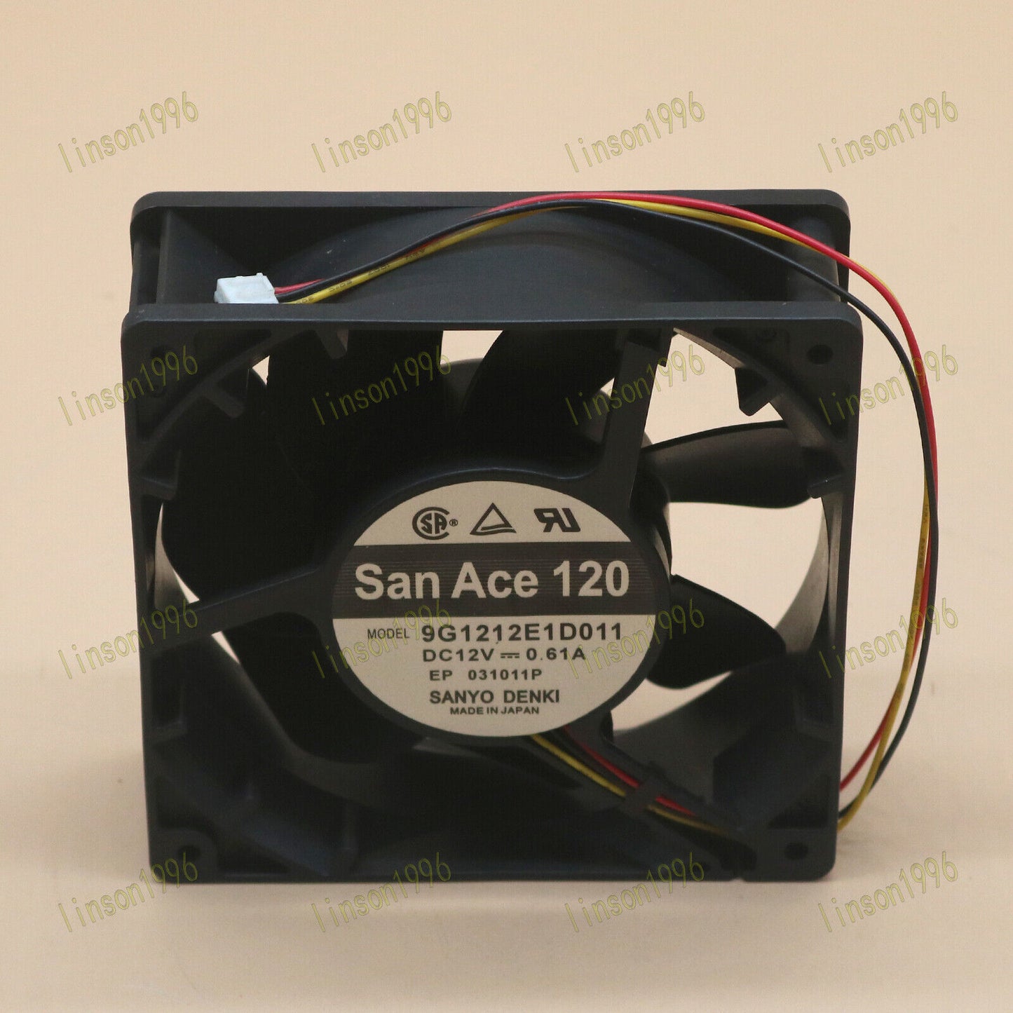 1Pcs SANYO 9G1212E1D011 12V 0.61A Fan Fast - SANYO