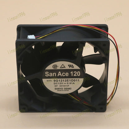 1Pcs SANYO 9G1212E1D011 12V 0.61A Fan Fast - SANYO