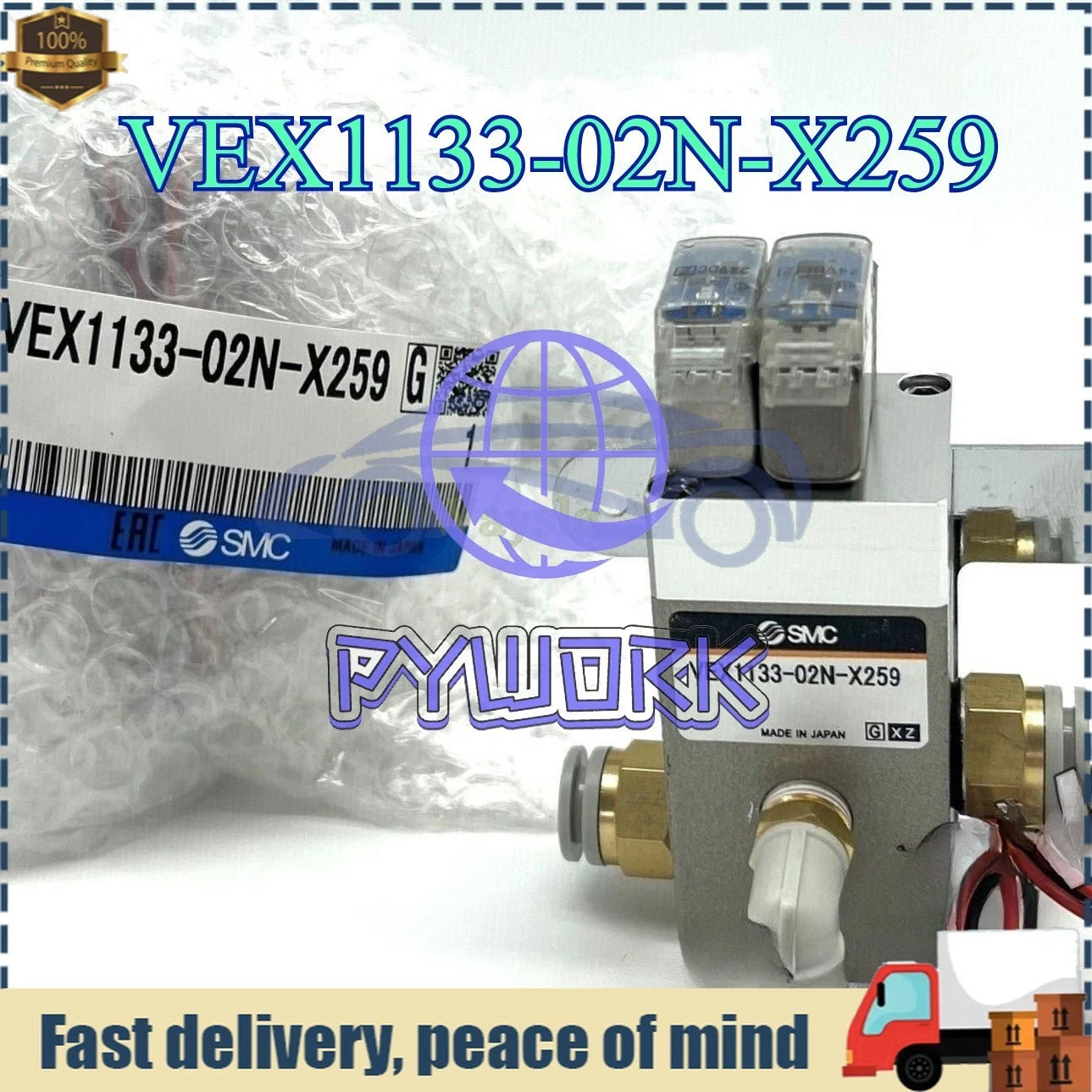 VEX1133-02N-X259 1PC SMC Solenoid Valve