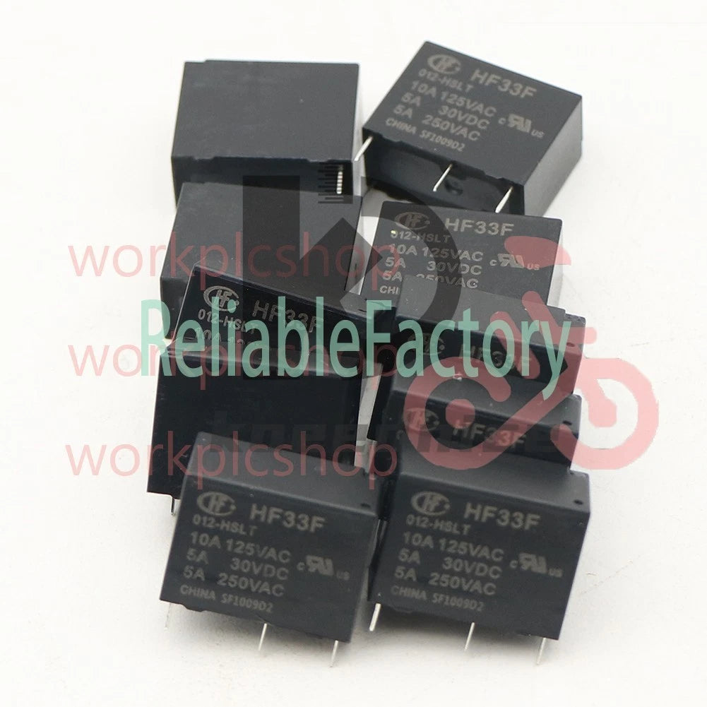 5PCS HONGFA HF33F-012-HSLT 12VDC Power Relay 5A 250VAC 4Pin