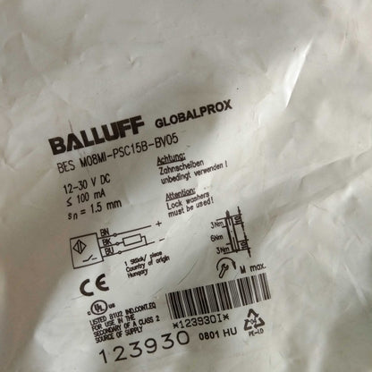 new ONE BALLUFF BES M08MI-PSC15B-BV05 Photoelectric Sensor - BALLUFF