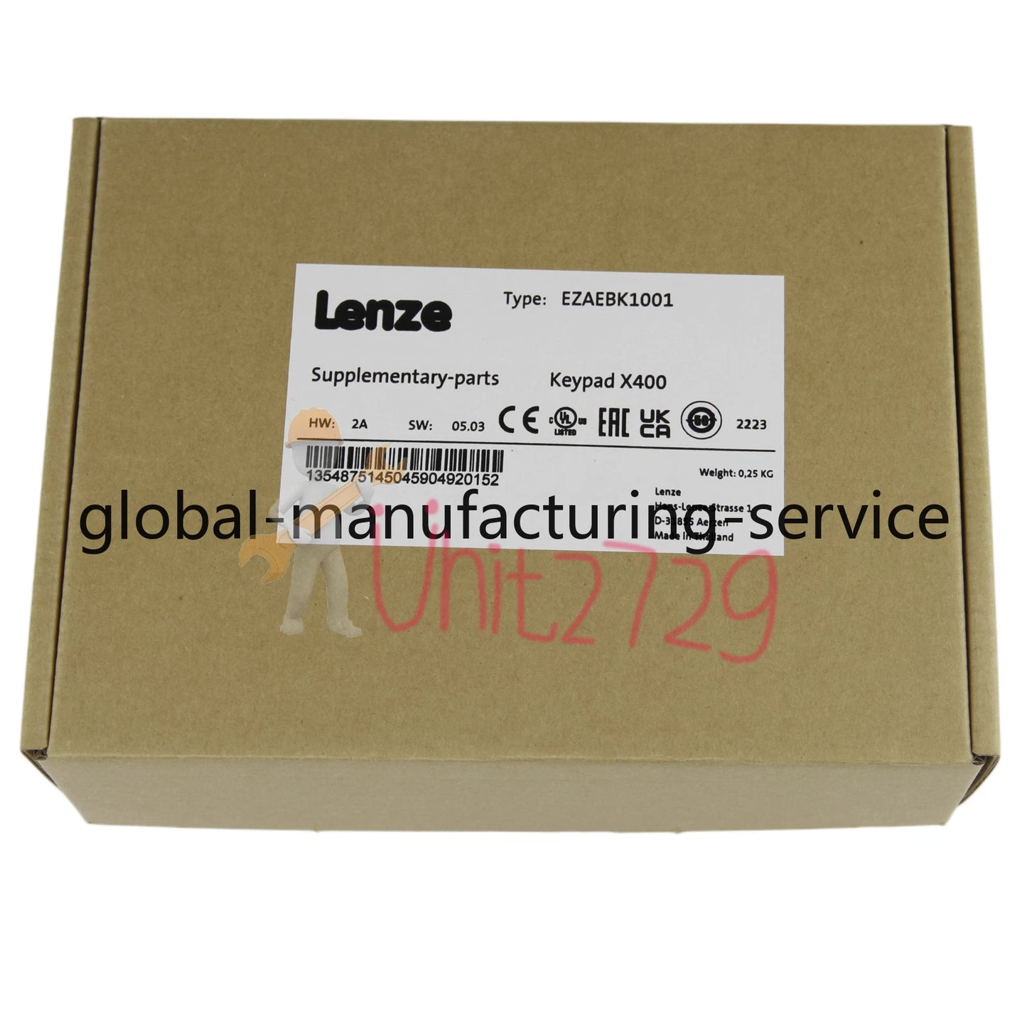 1PCS Lenze EZAEBK1001 Keypad Inverter Programming Panel #ke