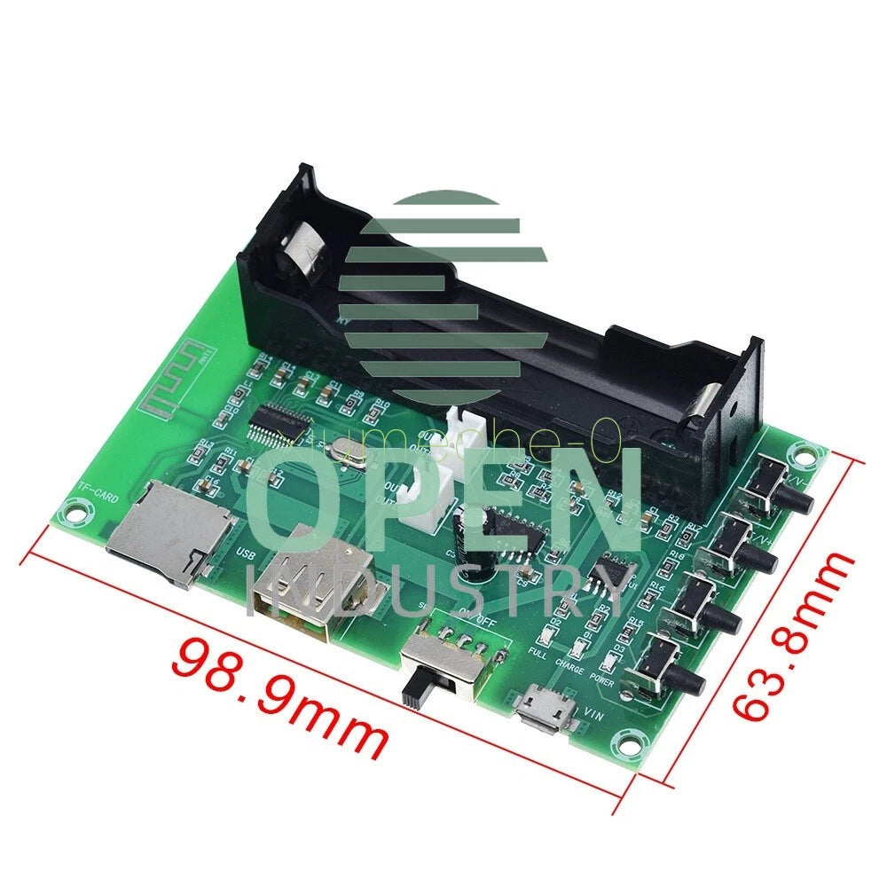 PAM8403 Bluetooth Amplifier Stereo Board Dual channel 10W For 18650 Battery