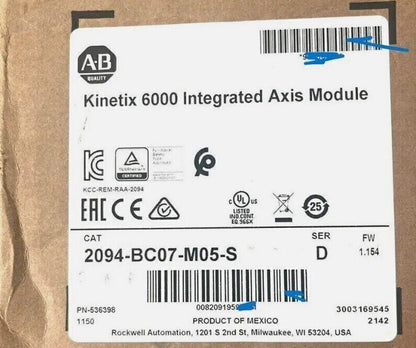Allen Bradley 2094 BC07 M05 S Replacement Part Original Factory Sealed New - ALLEN BRADLEY