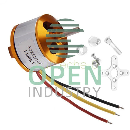 A2212 1400kv Outrunner Motor Brushless Airplane Aircraft Quadcopter Helicopter