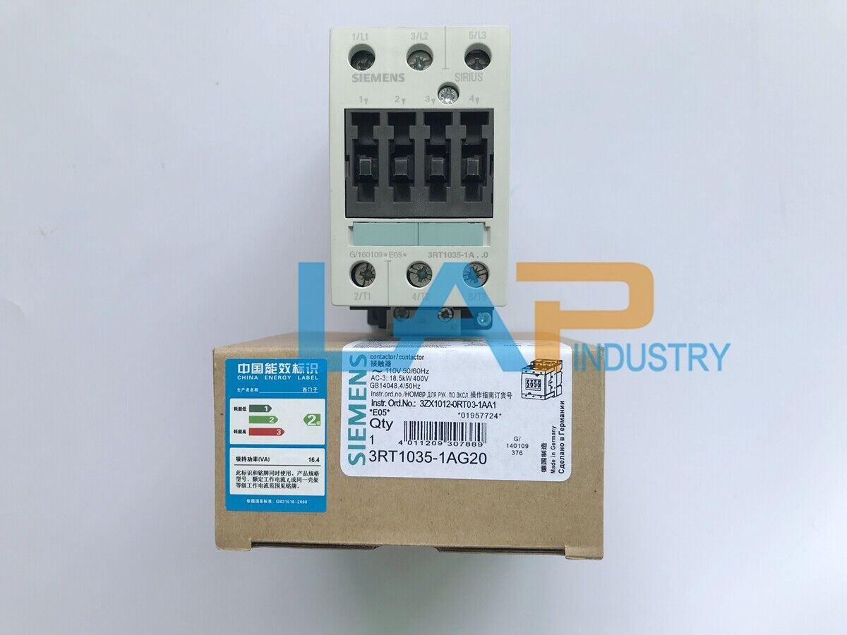 new 1PC  FOR SIEMENS Contactor 3RT1035-1AG20 AC110V