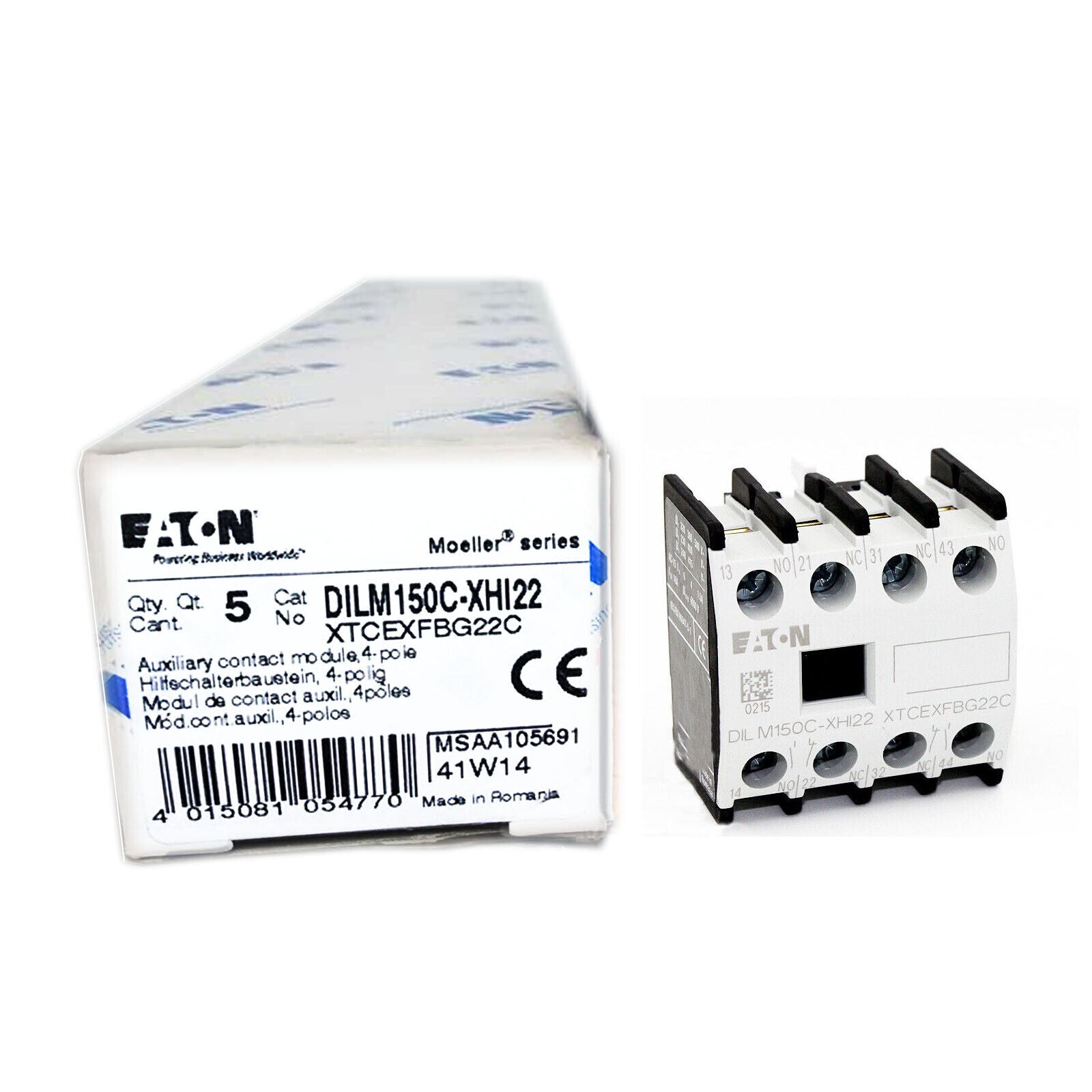 Eaton Moeller DILM150C-XHI22 Contactor - EATON MOELLER