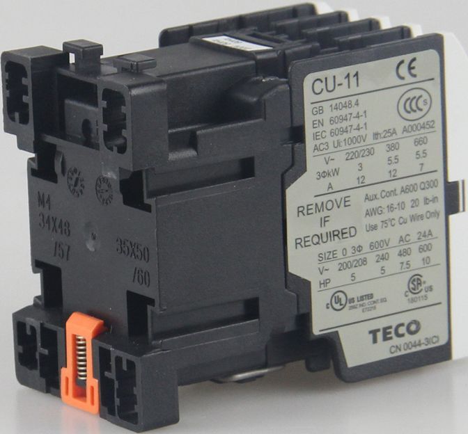 new CU-11 CU 11 3A1a 220VAC TECO AC Contactor - TECO