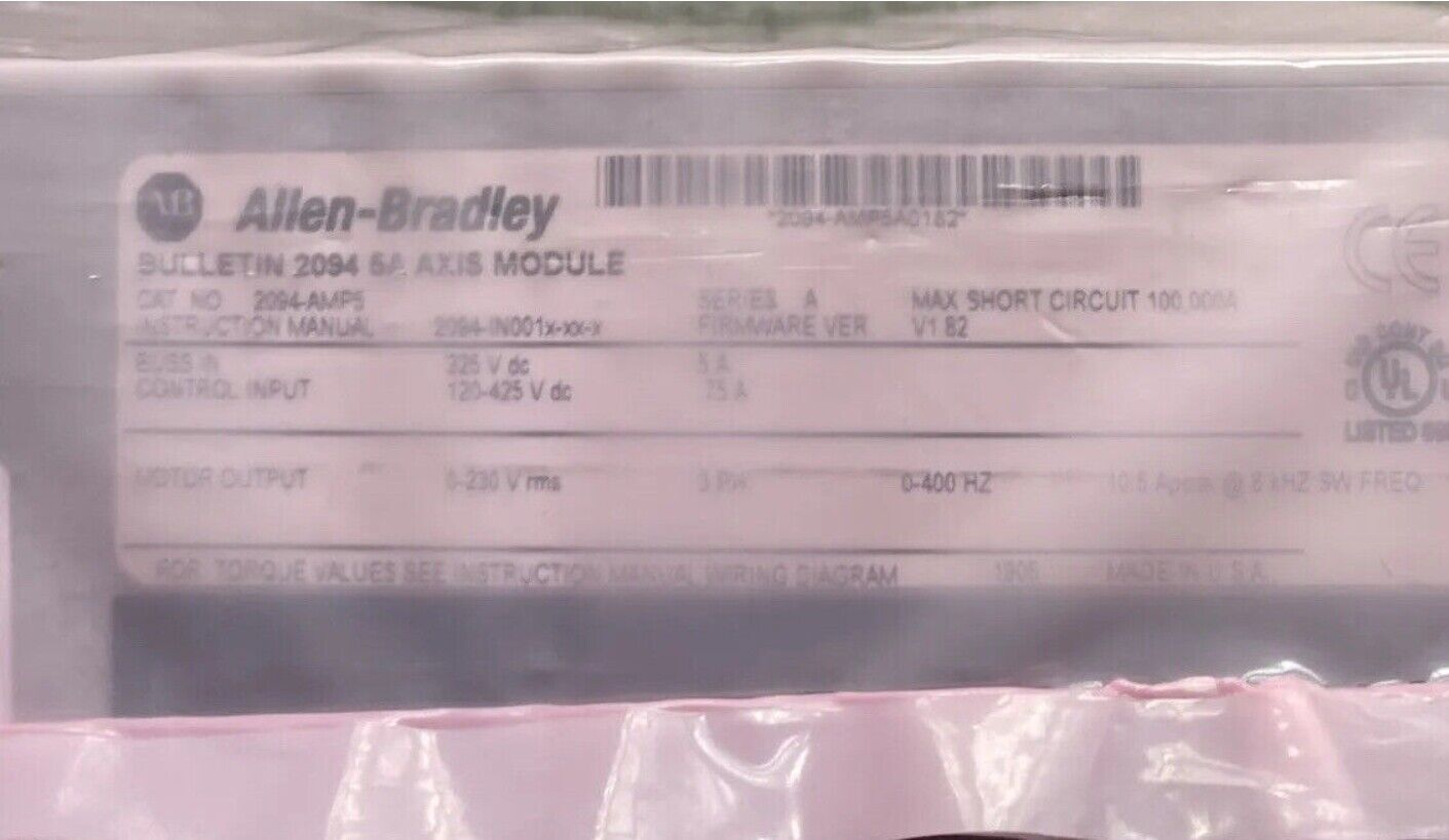 Allen Bradley Kinetix 6000 Axis Module 2094-AMP5 SHIP - ALLEN BRADLEY
