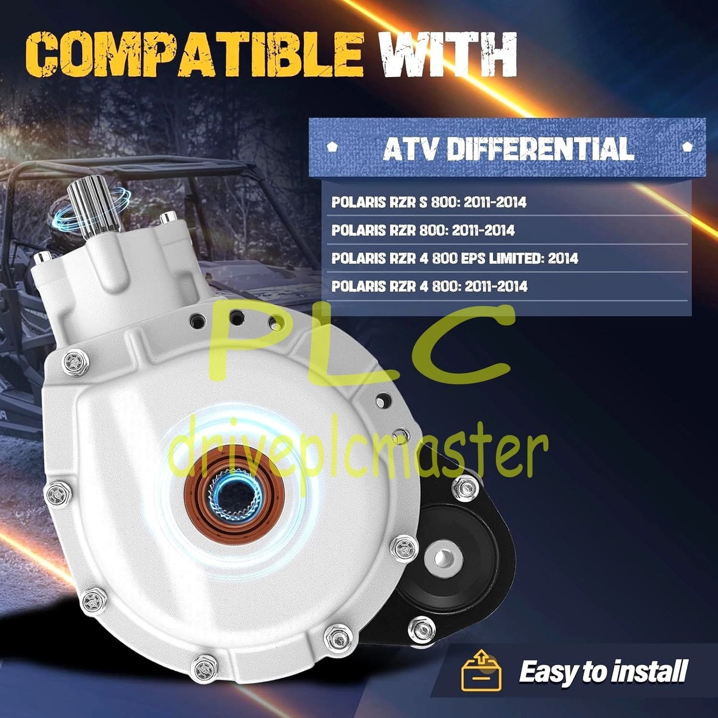 3235281 323534 Rear Differential Gearbox for Polaris 800 RZR 4 S 2011-14 #