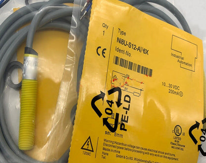 1pcs For TURCK Proximity Switch NI8U-S12-AN6X Metal Induction Sensor