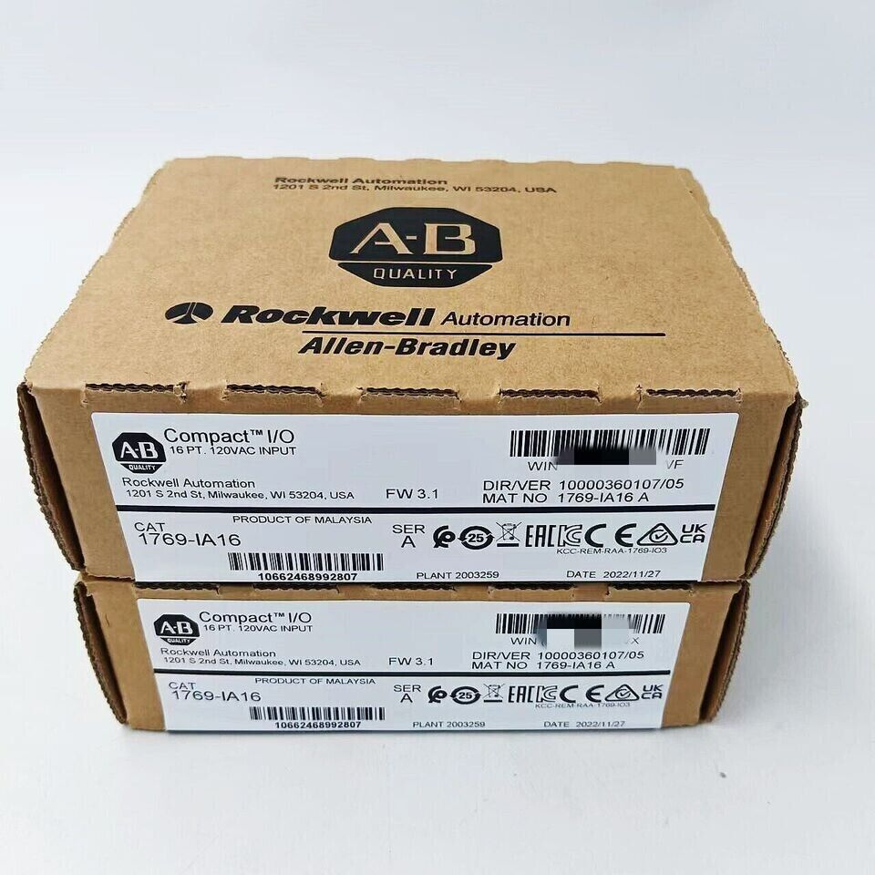 Allen Bradley New CompactLogix 16 Pt 120VAC Module A - ALLEN BRADLEY