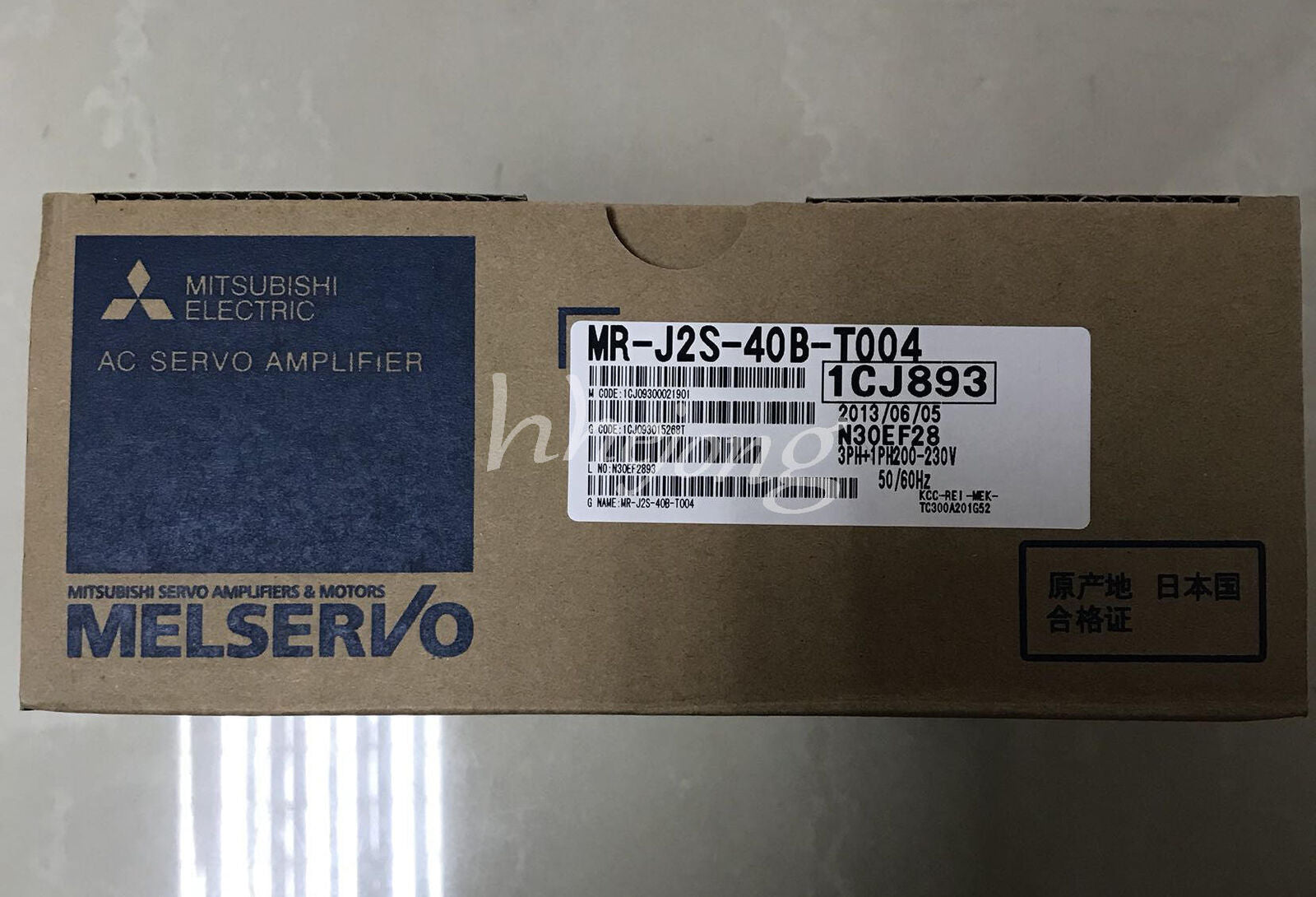 MITSUBISHI SERVO DRIVE MR-J2S-40B-T004 - MITSUBISHI