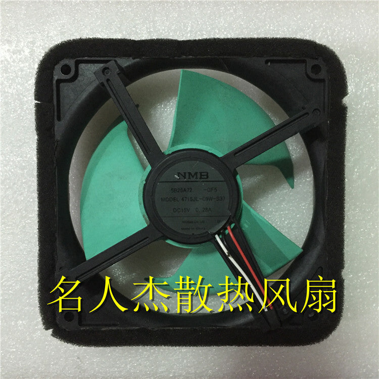 1pcs NMB MODEL4715JL-09W-S37 DC15V 0.28A refrigerator cooling fan