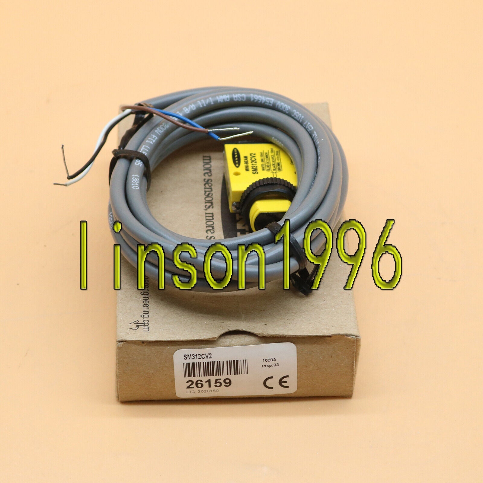 BANNER SM312CV2 Photoelectric Sensor - BANNER