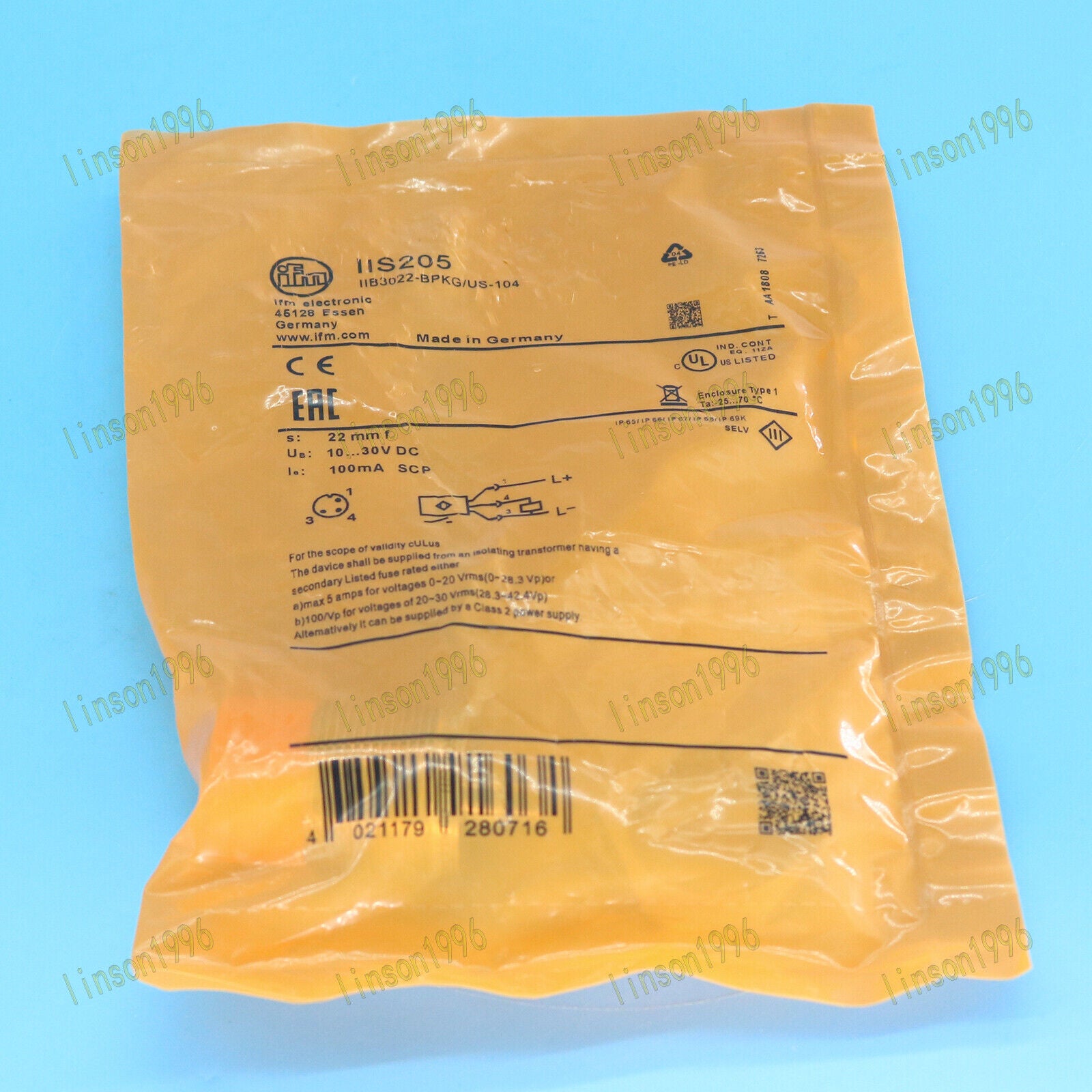 IFM Proximity Switch Sensor IIS205 – Fast Delivery - IFM