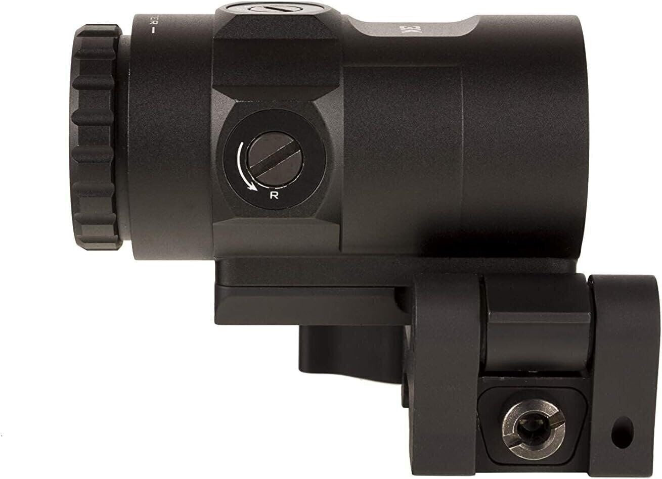 Trijicon MAG-C-2600001 3X Magnifier w/Adjustable Height Quick Release, Flip...