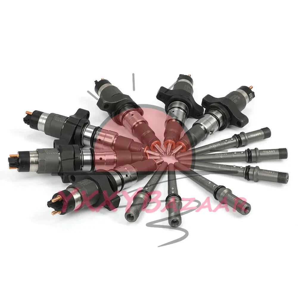 6Pcs Cummins Fuel Injectors Fits For 2003-2004 Dodge Ram 2500 3500 5.9L 5263318
