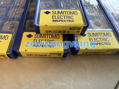 new 10pcs/box Sumitomo CNC Blade SEMT13T3AGSR-G ACP200
