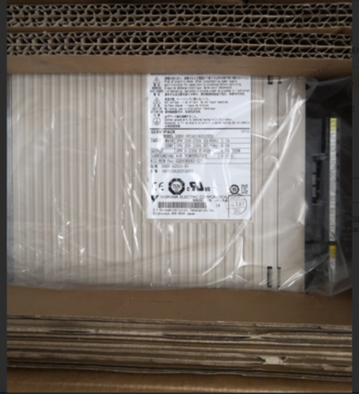 1PC Yaskawa SGDV-5R5A01A002000 Servo Drive - YASKAWA