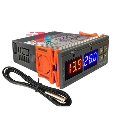 Temperature Controller Thermostat Temp Sensor Digital STC-3018 12V 24V 110V-220V