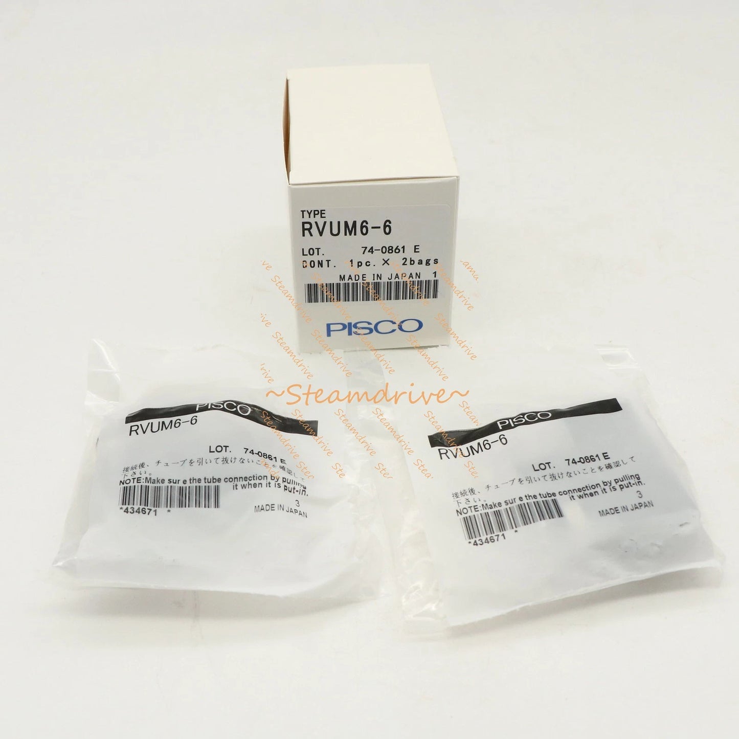 PISCO RVUM6-6 2PCS/Box
