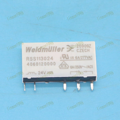 10-PC Weidmuller RSS113024 24VDC 5Pin Power Relay Fast - WEIDMULLER