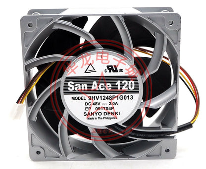 SANYO 9HV1248P1G013 48V 2.0A Aluminum Frame High Air Volume Fan