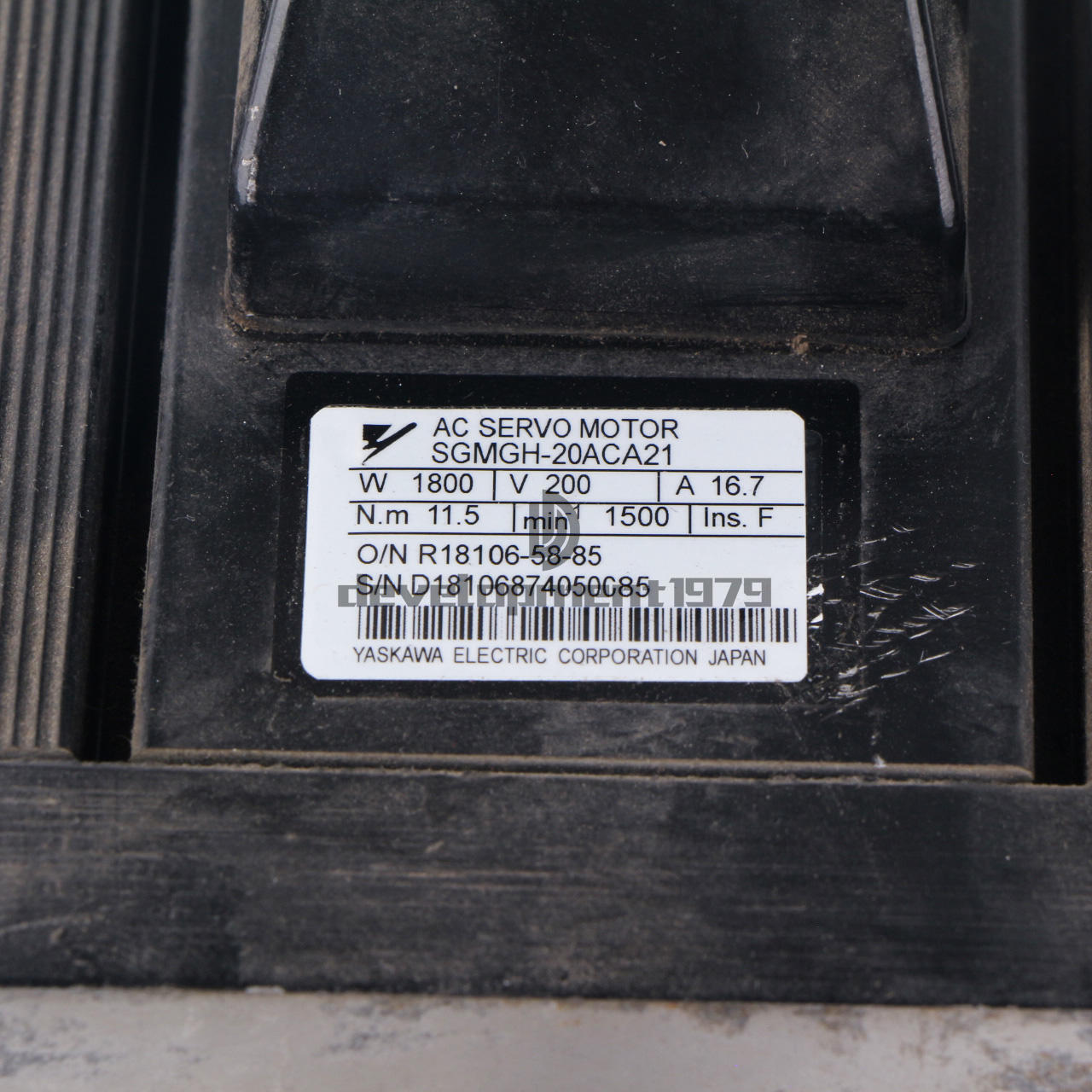 used one Yaskawa SGMGH-20ACA21 SGMGH20ACA21 AC Servo Motor - YASKAWA