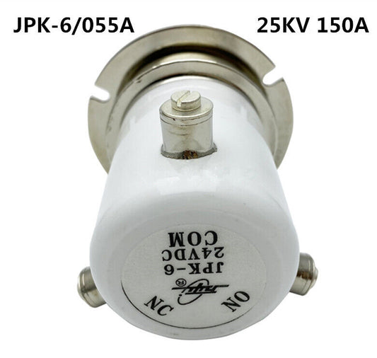 new JPK-6/055A 25KV 150A 24VDC COM Ceramic High Pressure Vacuum Relay - CERAMIC
