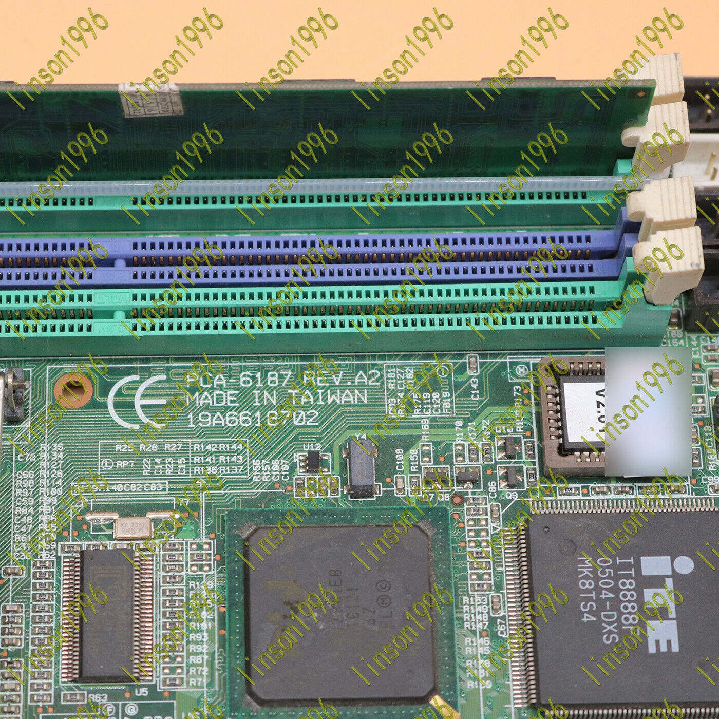 used  Motherboard Advantech PCA-6187VE Rev.A2 PCA-6187 Rev.A2 Tested In OK Advantech