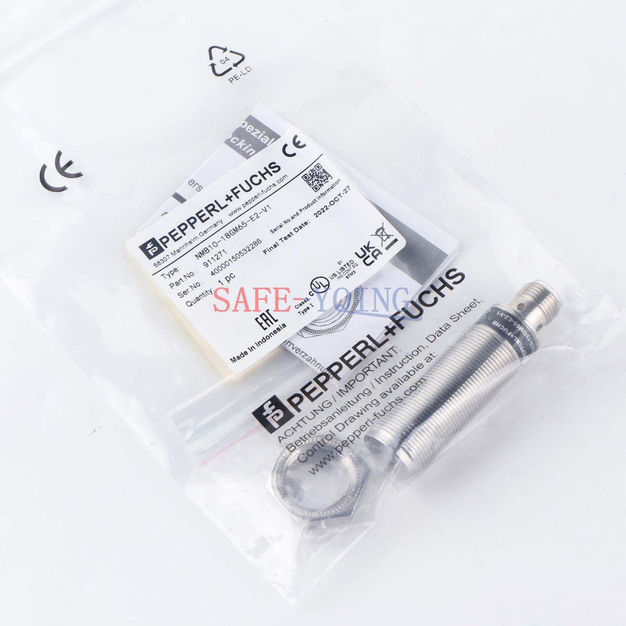 new ONE for Pepperl+Fuchs NMB10-18GM65-E2-V1 Proximity Switch - PEPPERL+FUCHS
