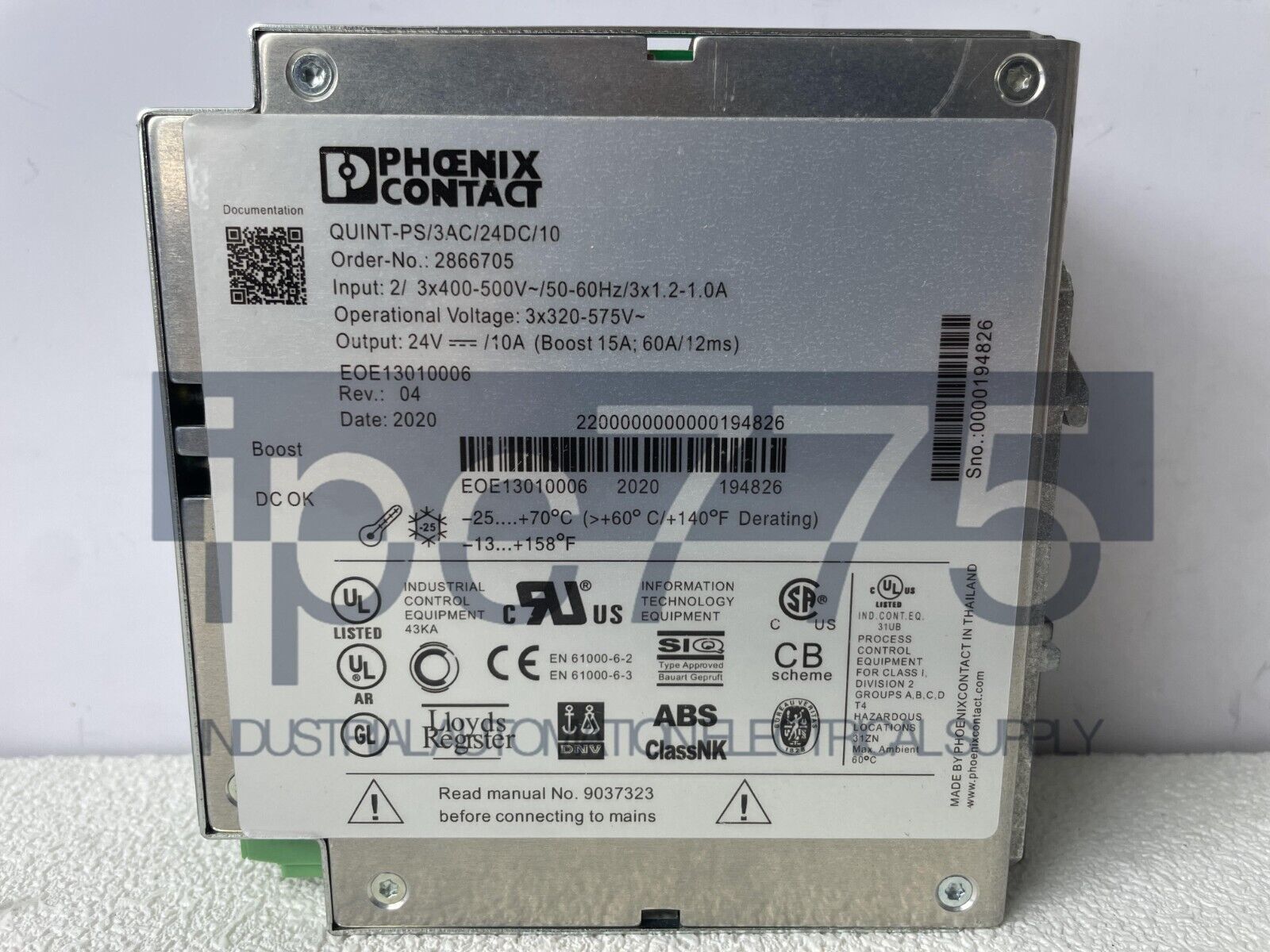 new 1PCS PHOENIX CONTACT 2866705 . QUINT-PS/3AC/24DC/10 - PHOENIX