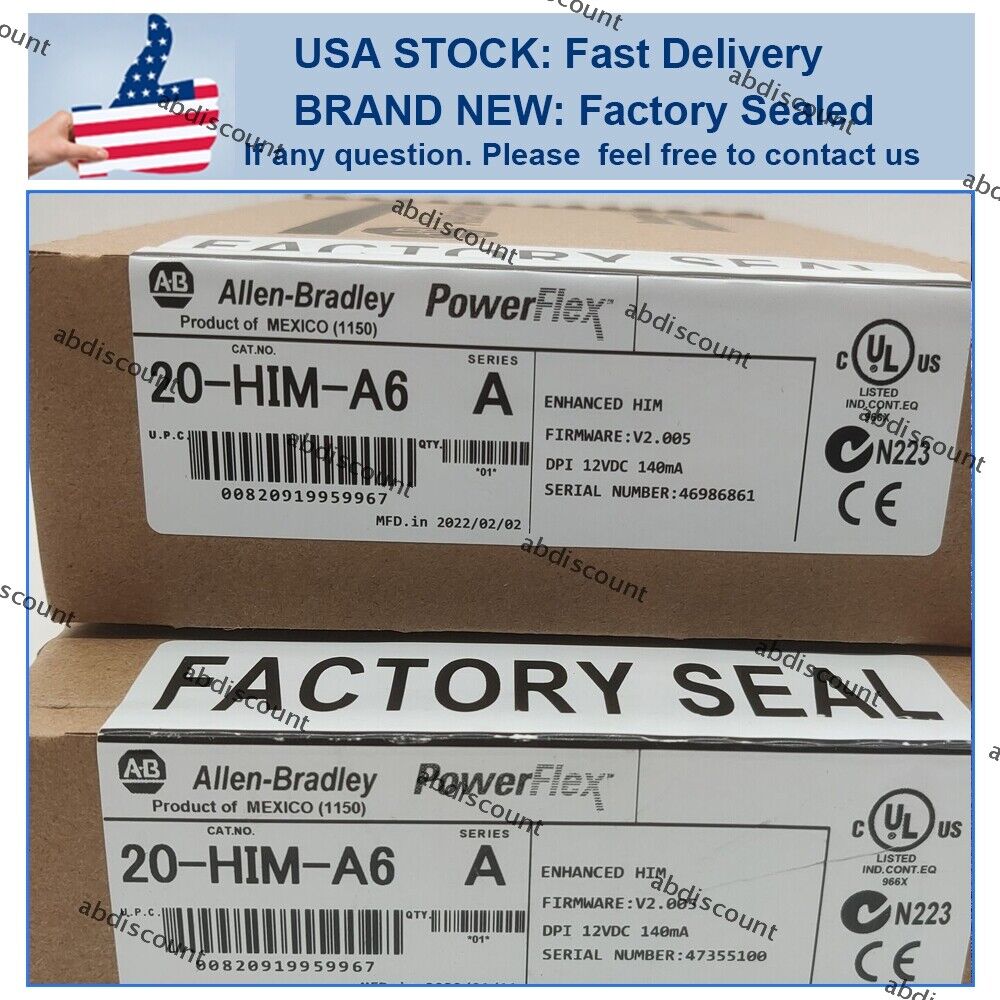 Allen-Bradley 20-HIM-A6 Enhanced Version 2.007 12VFC New Sealed - ALLEN-BRADLEY