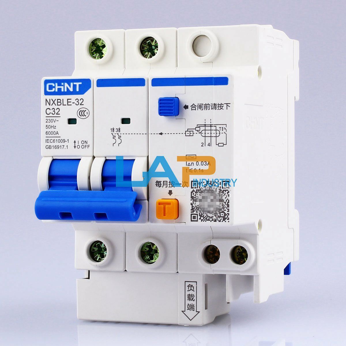 new 1PCS  For CHNT Leakage Protection Circuit Breaker NXBLE-32 2P 32A