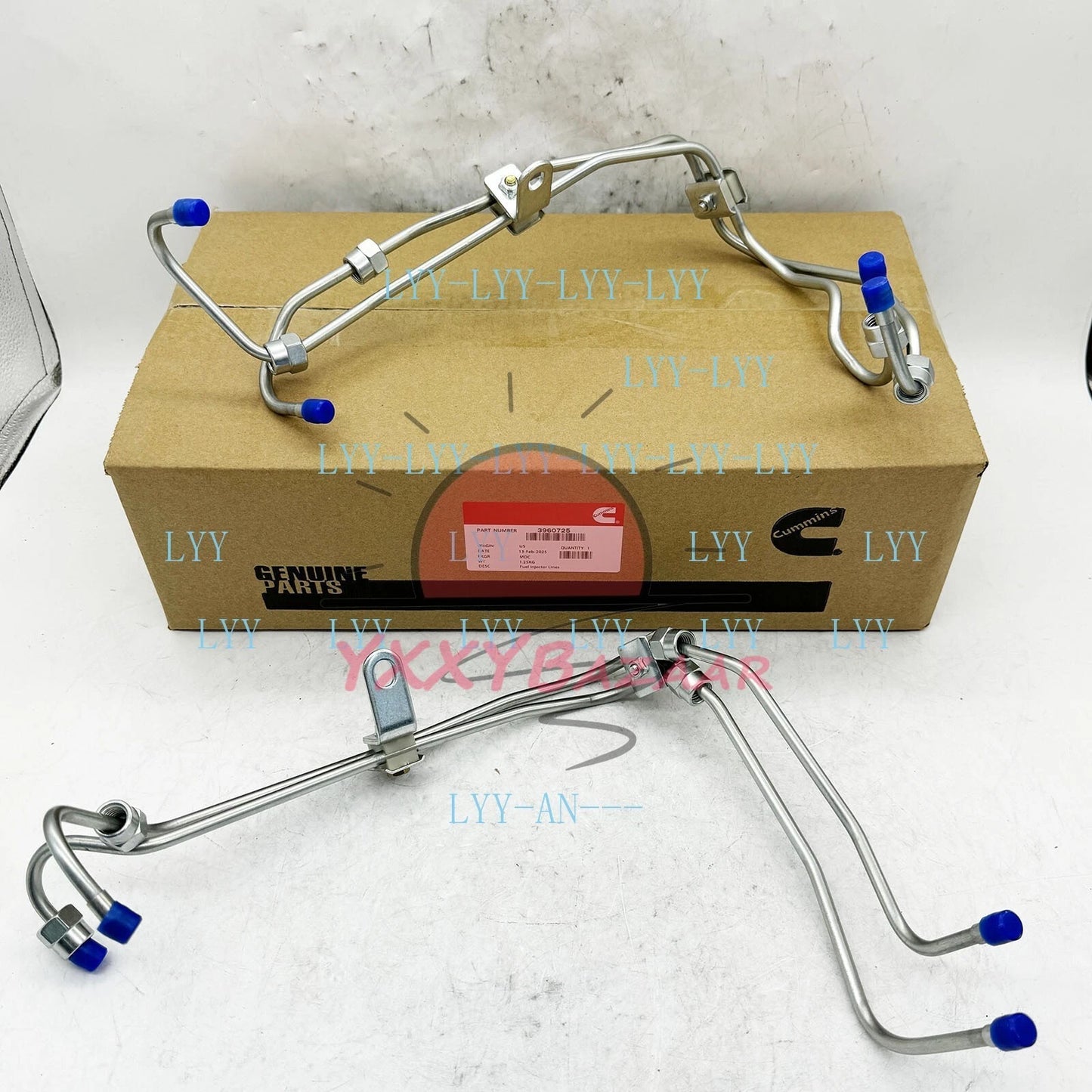 3960725 Pump Fuel Injector Lines 12mm VE For Cummins 3.9L 4BT Diesel 3960726