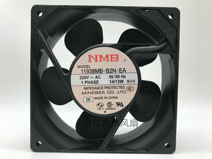 new 1 PCS NMB Fan 11938MB-B2N-EA AC 220V 14/13W 12038 12CM metal cooling fan - KOEED
