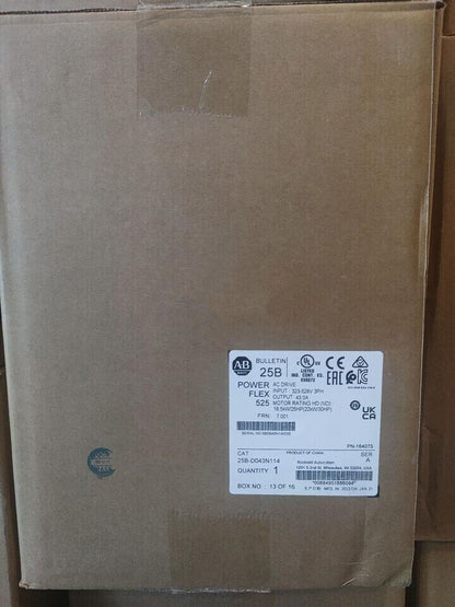 Allen Bradley 25B-D043N114 PowerFlex 525 AC Drive 25B-D043N114 AB 25BD043N114 - ALLEN BRADLEY