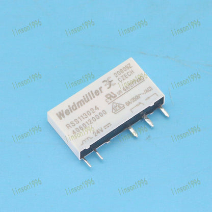 10-PC Weidmuller RSS113024 24VDC 5Pin Power Relay Fast - WEIDMULLER