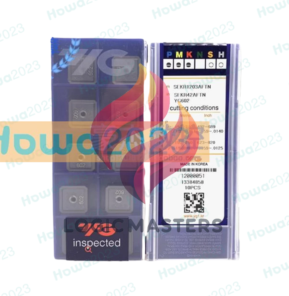 10Pcs/Box YG SEKR1203 AFTN YG602 SEKR42AFTN SEKR1203AFTN Blade Carbide Inserts