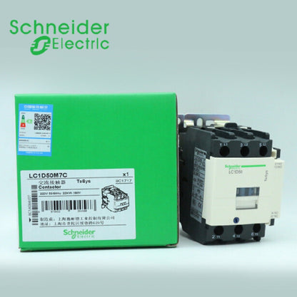 1PCS  Schneider LC1D50 Series 50A Contactor LC1D50M7C,Q7C,F7C,B7C ,E7C,BDC#SC