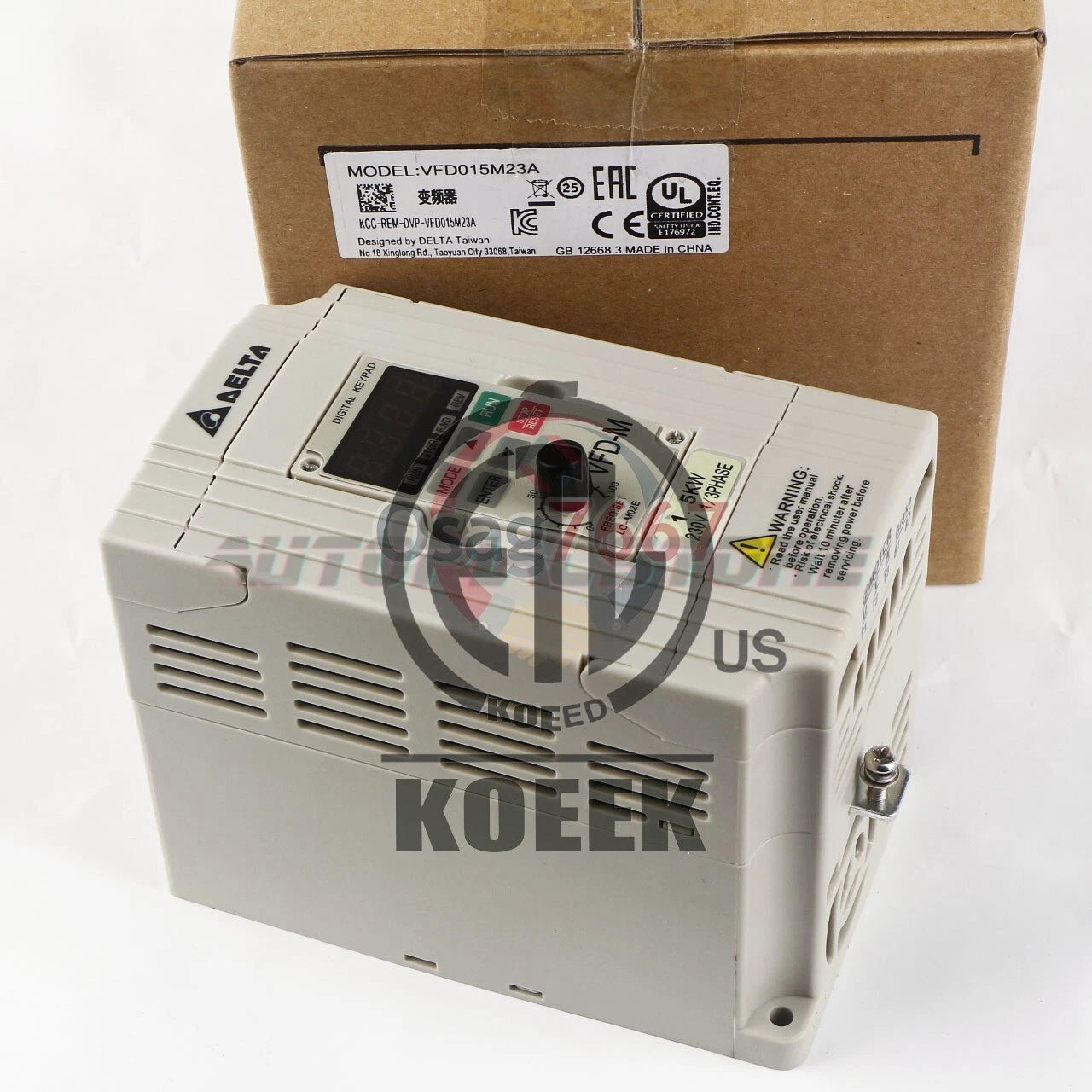 ONE DELTA VFD015M23A Inverter 220V 1.5KW ~