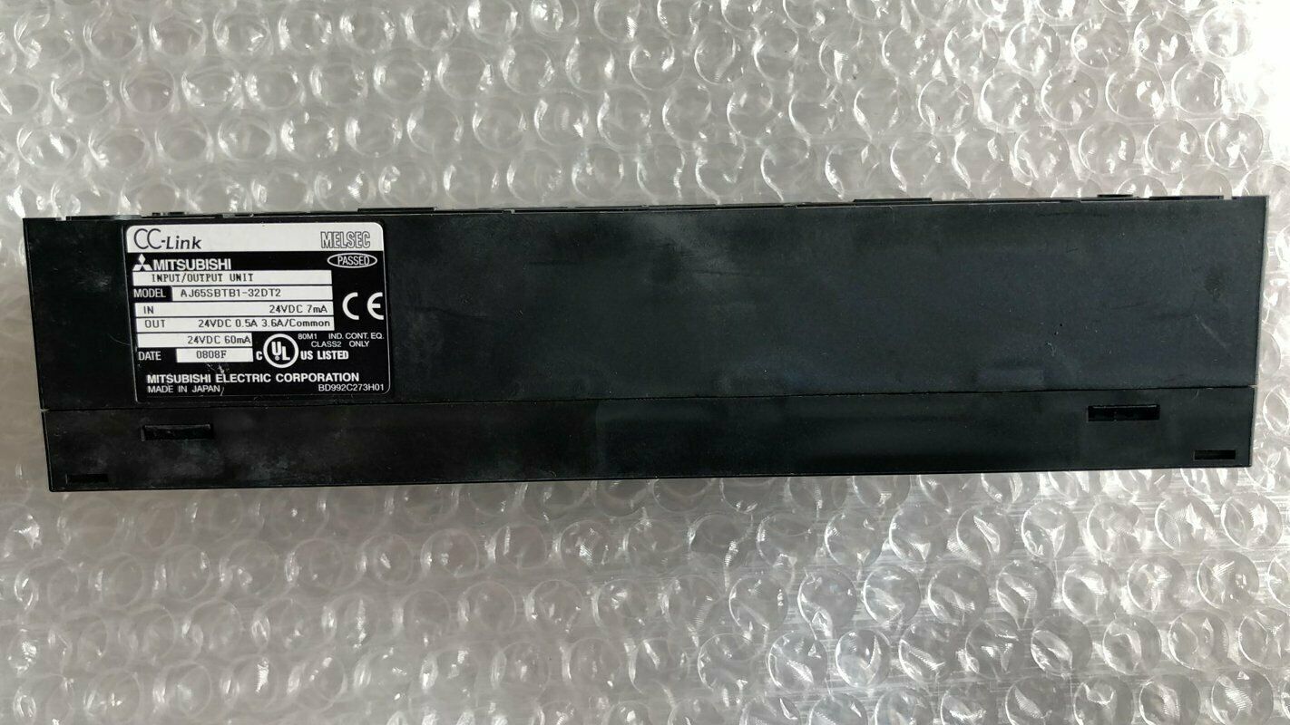 Mitsubishi PLC AJ65SBTB1-32DT2 Tested Good Condition - MITSUBISHI
